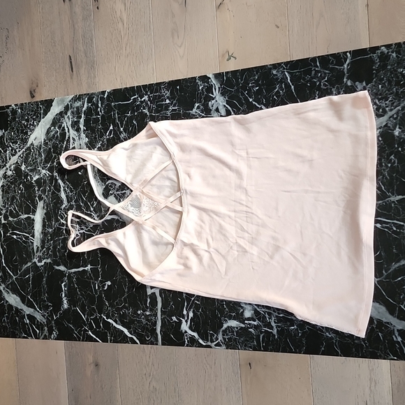 Samantha Chang Light Pink High Street Racerback Tank L - Picture 4 of 5